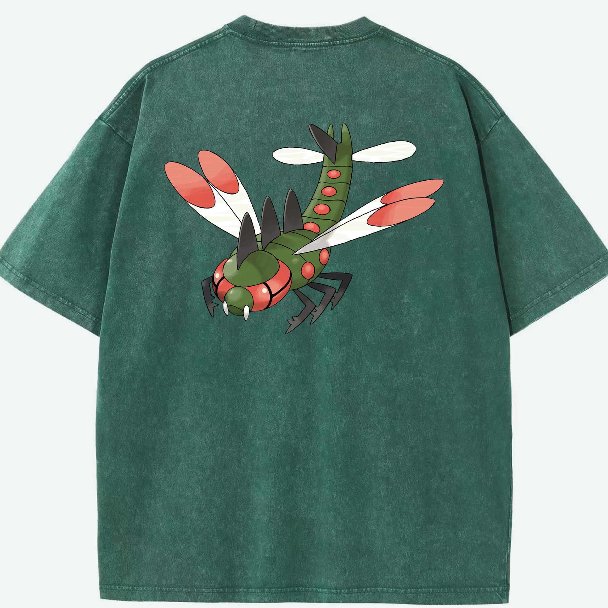 （画像用） ポケットモンスター Pokémon 綿100% ヴィンテージ風 半袖Tシャツ（背面プリント）